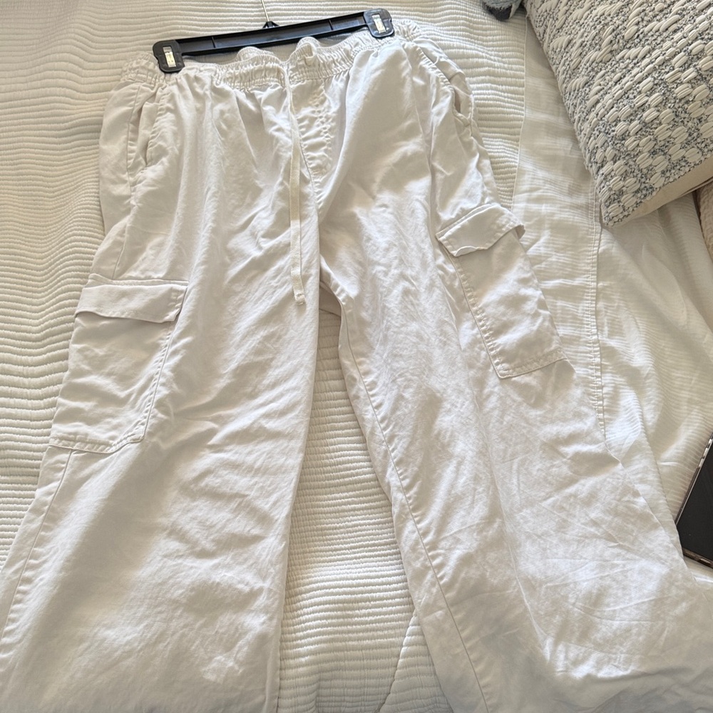 Sanctuary Cream Cargo Pants